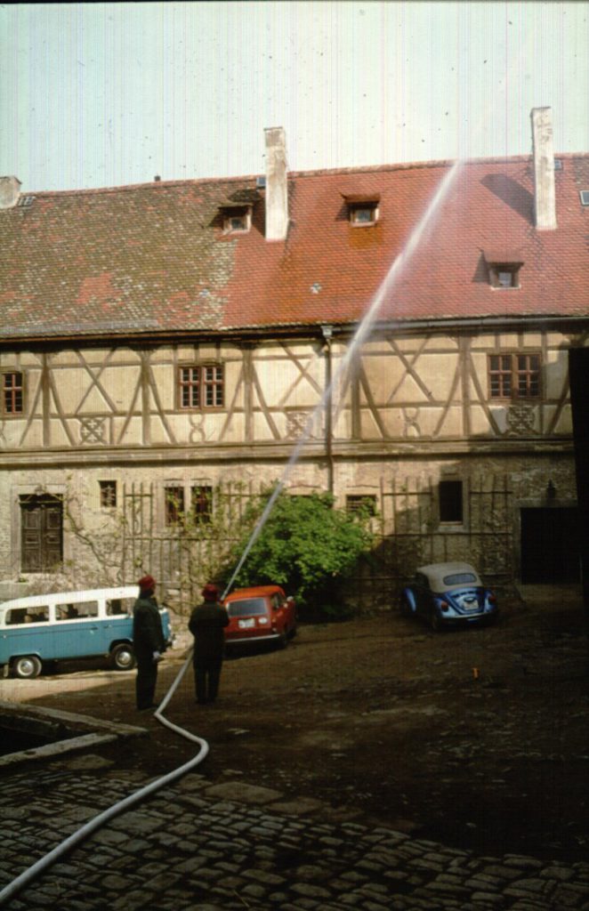 Übung am Schloss 15.05.1977